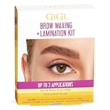 GiGi Eyebrow Waxing & Brow Lamination Kit, DIY At-Home Brow Shaping & Lifting, Hair Removal Strips & Brows Perm Lift Kit for Defined Fuller Eyebrows