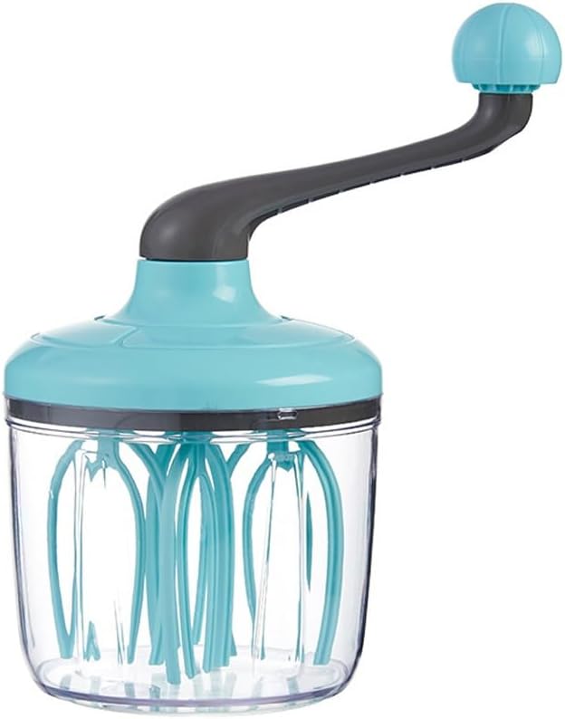 Household Kitchen Egg Beater Cream Mixer Hand Cranked Baking Foam Cake(D)