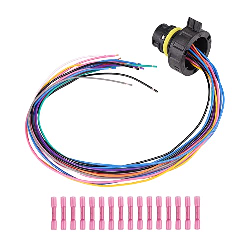 Wmphe Compatible With 6L80E 6L90E External Harness Repair Kit Chevy Gmc 6L80E 6L90E, Automatic Transmission 6R60 6R80 6R75, Wiring Plug In Connector Tcm T43, Harness Pigtail Repair 1292813 350-0168 #TOP7