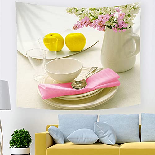 Tapiz de pared KnSam para dar un toque alegre de color a tu comedor familiar 5