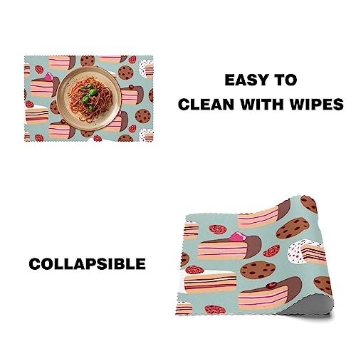Sets de table pour gâteaux et biscuits antidérapants 30x45cm - 5