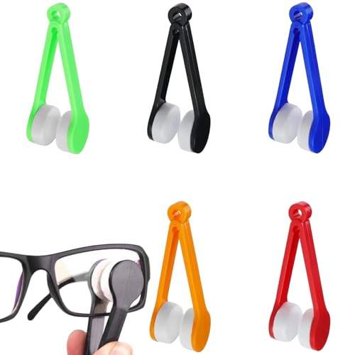 5pcs Nettoyage Lunettes,Essuie Lunettes De Vue,Nettoyage Lunettes De Vue,Nettoyeur Lunettes,Mini Nettoyants Portables En Microfibre Pour Lunettes De Soleil