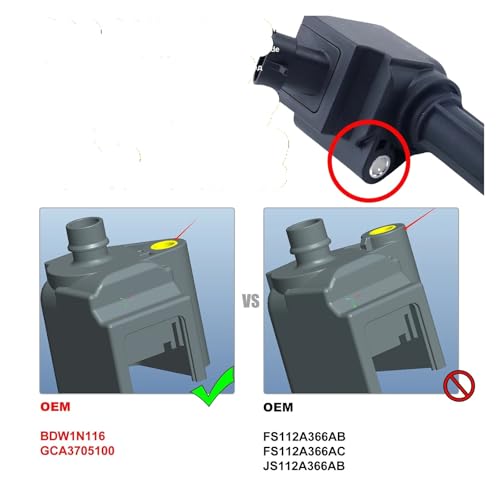 Bobina de encendido BDW1N116 para motor LIFAN X80 2.0T LF483ZLQ 3