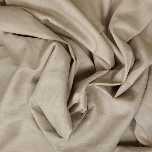 Tissu lin sable pour confectionner vos vêtements d'été et coussins de salon