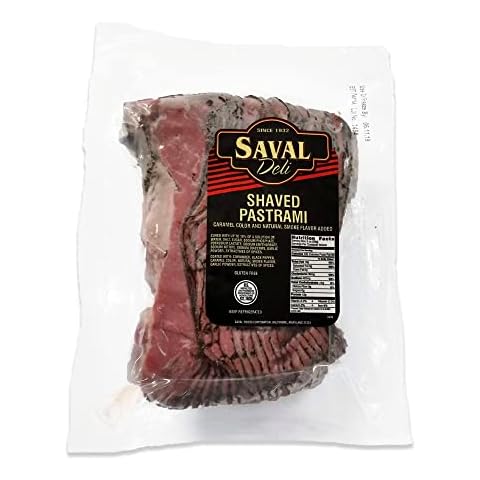 Saval Deli | Pastrami Brisket, Sliced | Gluten Free, USDA Choice Beef | 2 pound pack Cover