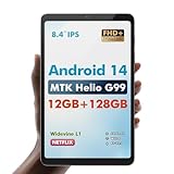 LincPlus M8 Tablet 8.4 Inch Android - MTK Helio G99, 12GB RAM 128GB ROM, 90Hz IPS Display, 6000mAh Battery, 20W Fast Charging, Widevine L1 & GMS Certified, Tablet Mini for Work, Study, Entertainment