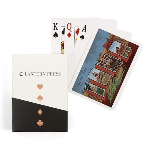 Lantern Press naipes de póker para adultos, 52 cartas