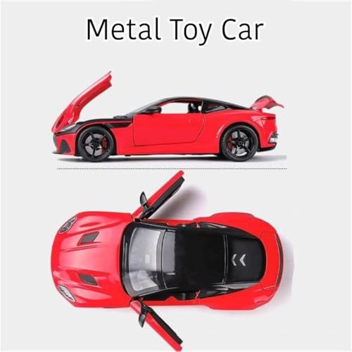 Image of Scale Exclusive Alloy Metal Pull Back | Die-cast Car Model with Sound Light Mini Auto Toy for Kids Metal Model Toy Car with Sound and Light (1.22 Scale- A|M -RED)