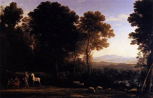 Tableau toile Claude Lorrain pour habiller un grand mur