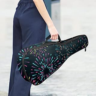 Sac à dos imperméable pour ukulélé – Motif feux d’artifice – Avec bretelles réglables - Les Beatles, Paul McCartney, John Lennon, RIngo Starr, George Harrison Sac à dos imperméable pour ukulélé - Motif feux d'artifice - Avec bretelles réglables – Image 6