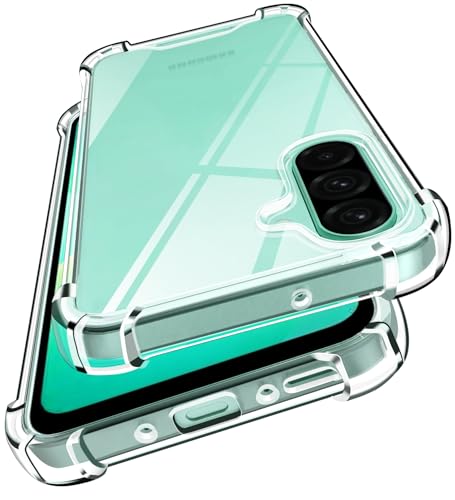 Immagine prodotto: iVoler Anti Ingiallimento Chiaro Cover per Samsung Galaxy A26 5G, [Antiurto di Grado Militare] Custodia Trasparente per Assorbimento degli Urti con Paraurti in TPU Morbido