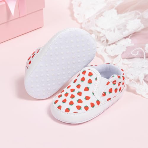 Image of Infant Baby Boys Girls Canvas Sneaker Toddler Slip On Anti Skid Newborn First Walkers Candy Shoes for 0-18 Months