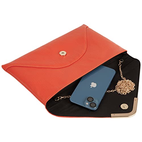 Image of JNB Faux Leather Envelope Clutch Purse