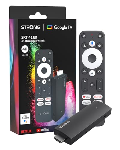 STRONG SRT41UK 4K UHD Streaming Dongle 2GB RAM+8GB Flash Storage