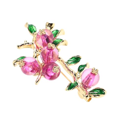 Vêtements d'automne broche persimmon unique épingle de sûreté mode