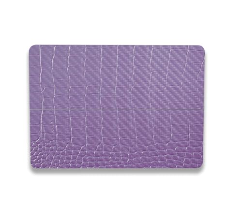Image of MightySkins Carbon Fiber Skin Compatible with Microsoft Surface Laptop Studio 2 (2023) Full Wrap Kit - Purple Gator Skin | Protective, Durable Textured Carbon Fiber Finish | Made in The USA