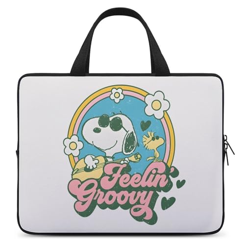 スヌーピー ウッドストック 【 ラップトップケース 10inch / 12inch / 13inch / 15inch / 17inch 】 パソコンケース PCケース ハンドル付き ノートパソコンバッグ スリーブ 耐衝撃 軽量 撥水加工 全面保護 アニメ