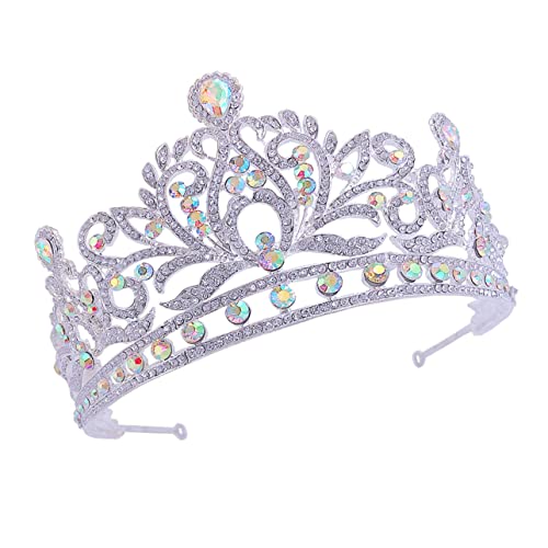 Couronne de mariée pour mariage en cristal et coiffe bohème chic