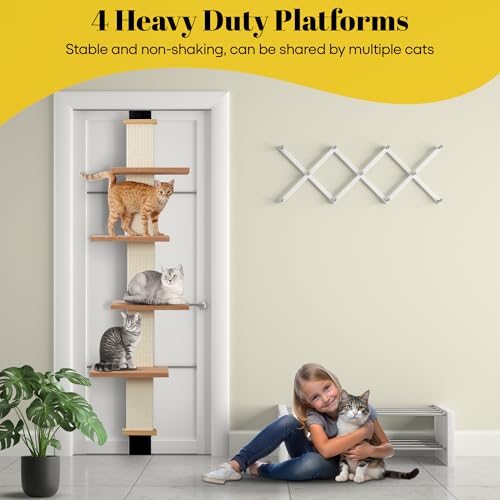 Arbre à chat à plusieurs étages en bois durable SmartCat design - 4