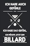 Billard Snooker Pool Billardkugel Queue Geschenk Notizbuch