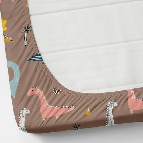 Image of Home Premium Cotton Flat Floral Double Bedsheets with 2 King Size Pillow Covers | Double Bed Breathable | Wrinklefree | Ultrasoft 220 TC Supersoft | 90x90 Inches| Beige & Brown