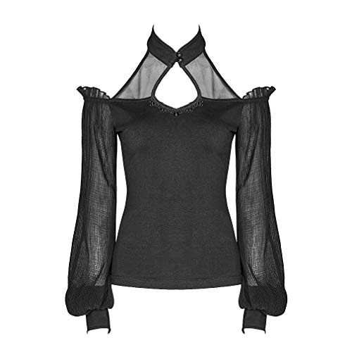 Photo de Punk Rave Top à manches longues – Shadows Fall - Noir - X-Small