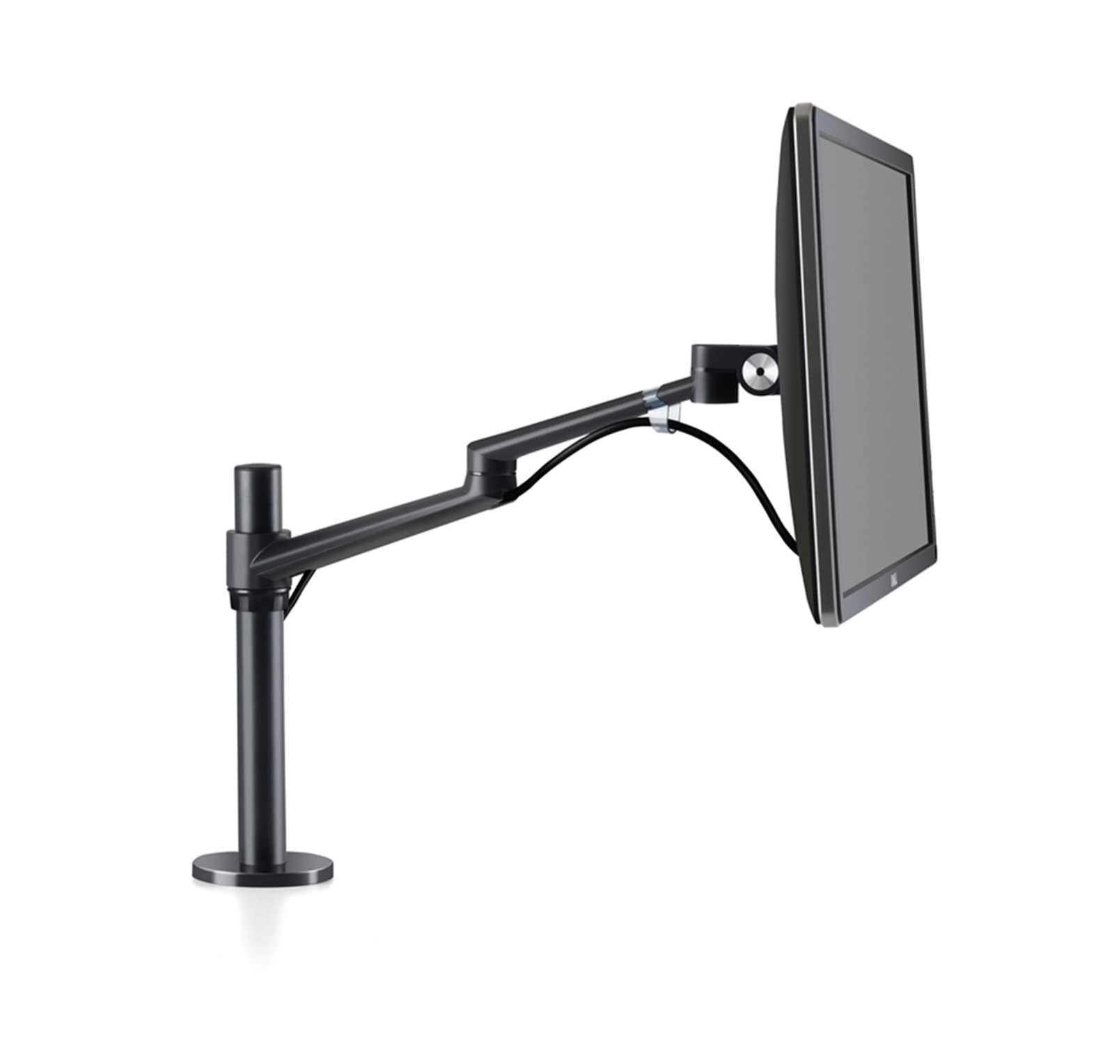 Aioneer Screen Stand, Alunimum Height Adjustable 17-32 Inch Screen Monitor Holder Arm Full Motion Monitor Mount Desktop Stand Load 8Kgs-Nero-1