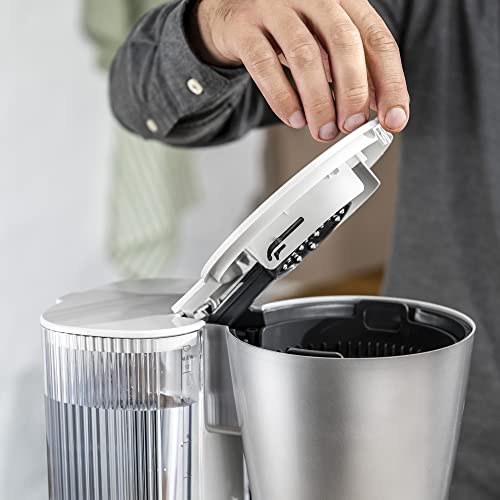 Image of ZWILLING Enfinigy Glass Drip Coffee Maker 12 Cup, Awarded the SCA Golden Cup Standard, Silver