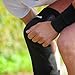 Back on Track Knee Brace with Removable Strap 1110 with Welltex Technology, Black, Medium