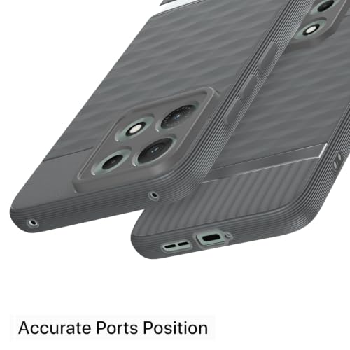 Image of Outlouders Back Cover for Motorola Moto Edge 70 Max 5G | Full Camera Protection | TPU Soft Flexible Shockproof Bumper Case (Grey)