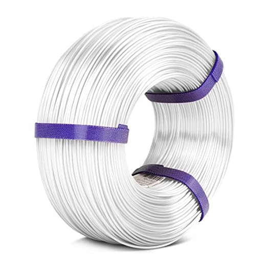 SUNLU Filamento PLA 1.75mm, PLA Filamento Impresora 3D Refill, PLA 1.75 Spool-Less Filamento, Precisión Dimensional +/- 0.02mm, 1kg Spool(2.2lbs), No Spool, PLA Blanco