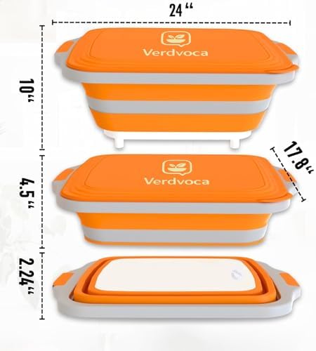 Set 3 Piezas Cubetas Plegables BBQ 30L y 16L con Tapa miniatura 7