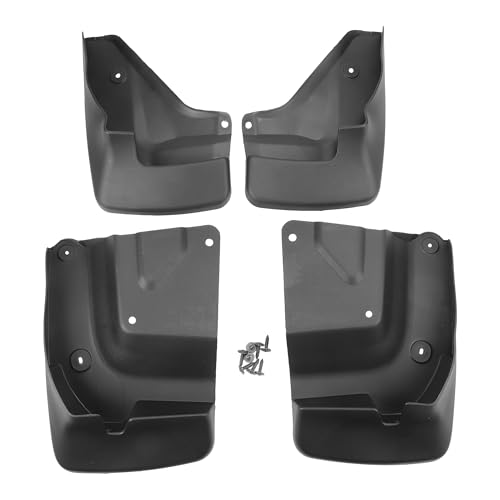 A ABSOPRO Mud Flap Splash Guard with Mount Accessories Front & Rear Side Mud Guard for Toyota HIACE 2012-2018 (Set of 4)