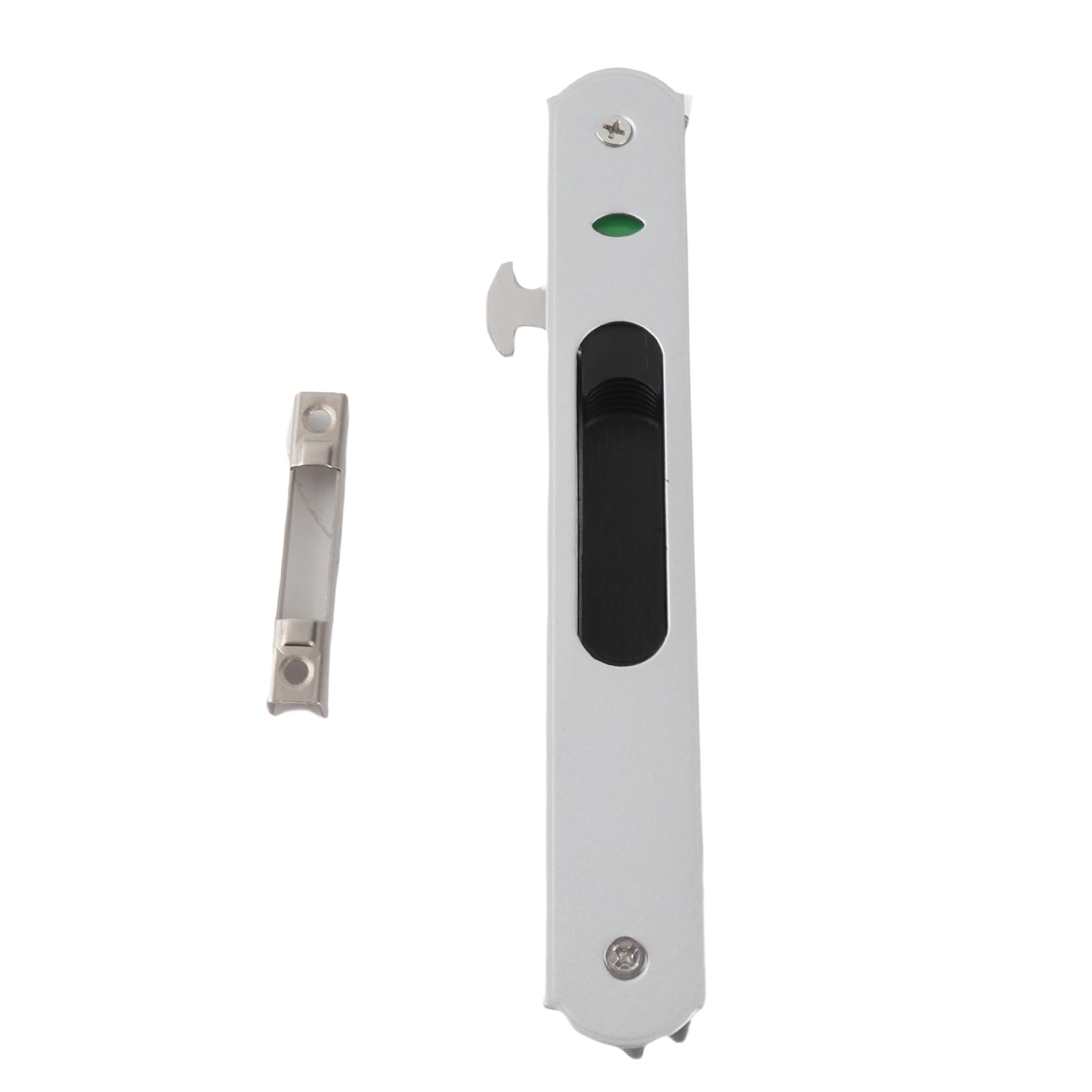 sliding glass door lock, catch hardware fittings, modern simple hook lock, anti, zinc alloy, easy install, 1 for sliding doors and window, modern door hardware
