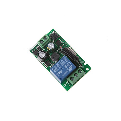 HOWWOH AC 220V 1CH RF 433MHz Wireless Remote Control Switch Module Learning Code Relay