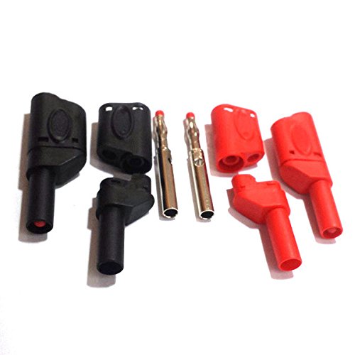 Conectores banana aislados 4 mm, 10 unidades miniatura 6