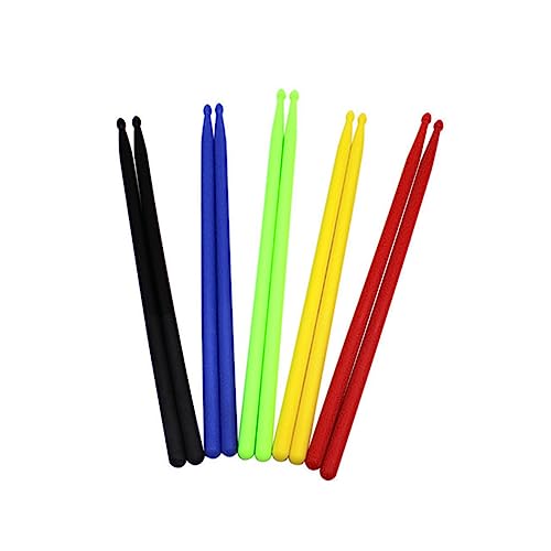 Baquetas Abaodam, 1 par, de nailon, para jazz y batería ligera, ideales para principiantes y aficionados miniatura 5