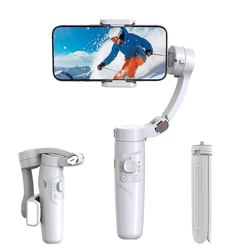 Image of RD Telinet Steady GM-260 3-Axis Smartphone Gimbal Stabilizer (White)