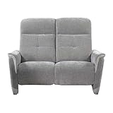  AltoBuy Canapé 2 Places Fixe Tissu maillé Ultra Doux Bicolore Gris - AUSTRAL