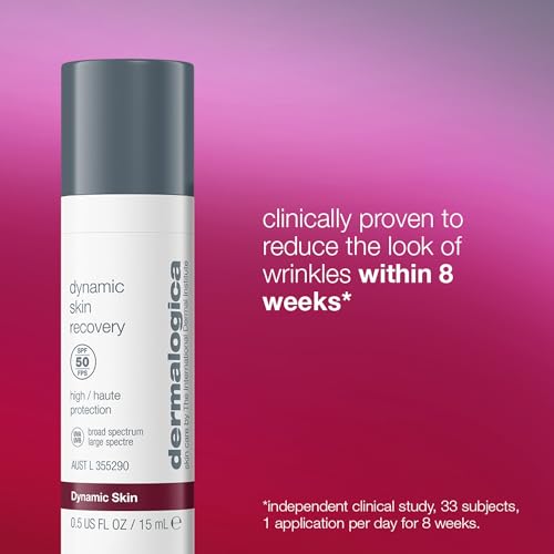Dermalogica Protect and Renew Christmas Gift Set, Travel-Size Dynamic Skin Retinol Serum, Dynamic Skin Recovery SPF 50 Moisturiser, Evens Skin Tone, Skincare Set, Pack of 2 - Image 8