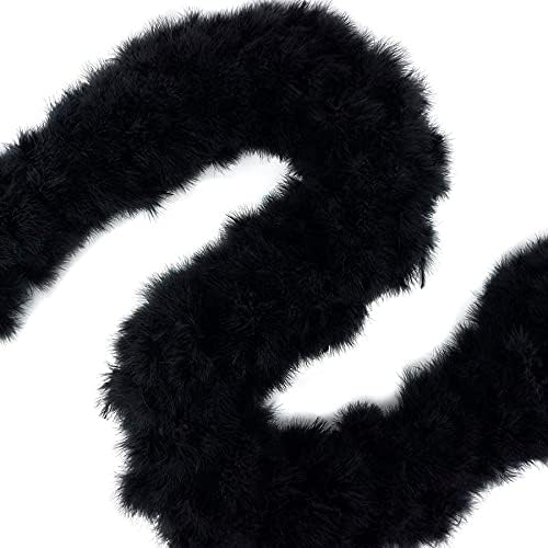 ZUCKER Turkey Marabou Swan Boas - Black