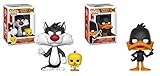  Funko POP! Looney Tunes: Daffy Duck + Sylvester & Tweety - Vinyl Figure Set NEW