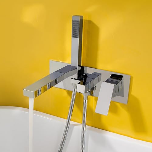 Robinet de douche encastrable double sortie monocommande en laiton
