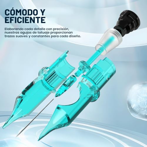Agujas de tatuar con membrana profesional y gran filo INKin de 50 piezas 6