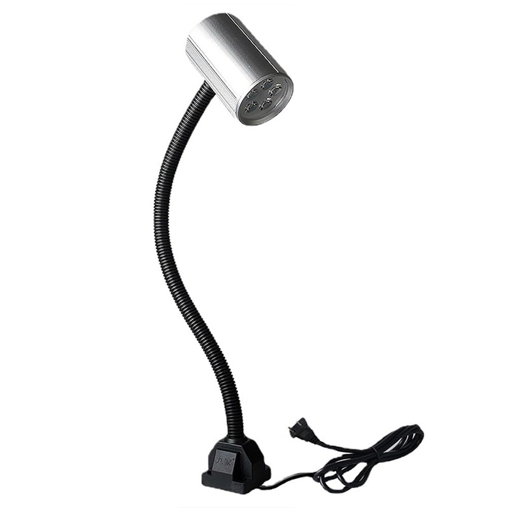 Lampa LED do obrabiarek, przełącznik, mocna magnetyczna lampa siedziska, 24 V ~ 36 V, lampa 110 V ~ 220 V, nadaje się do frezarek, szlifierek, stołów warsztatowych, maszyn do szycia i tak dalej (7