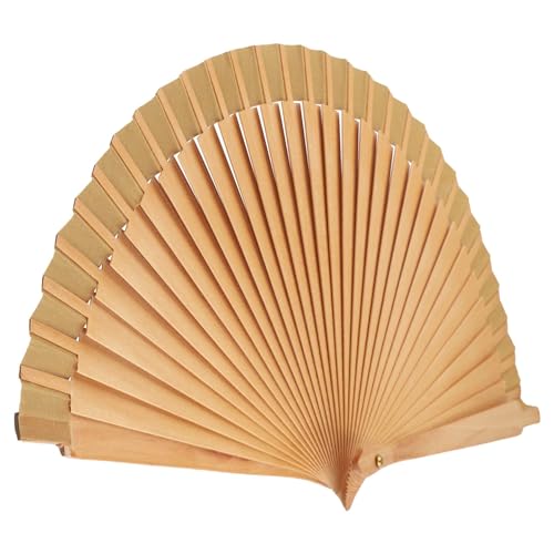 Abanicos plegables de madera para recuerdo de eventos y danza clásica, lote de 5 3