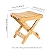 KQFCAZRE Foldable Stool Lightweight Compact Bench for Backpacking Picnic Travel