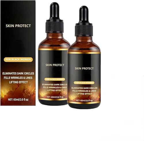 Sérum femmes noires hydratant et naturel pour une protection cutanée intense 2pcs