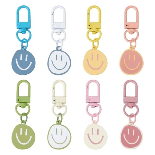 Imagen de 10 Pcs Llaveros de Cara Sonriente