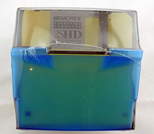 Memorex 3.5" High-Density Floppy Disks with File Box (Rainbow, 40-Pack) - Thumbnail 3